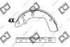 DJ PARTS BS1384 Brake Shoe Set